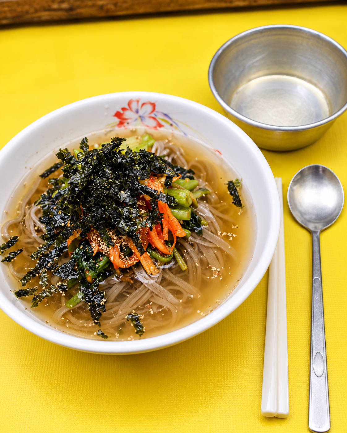 정선아리랑시장에서 맛볼 수 있는 콧등치기국수